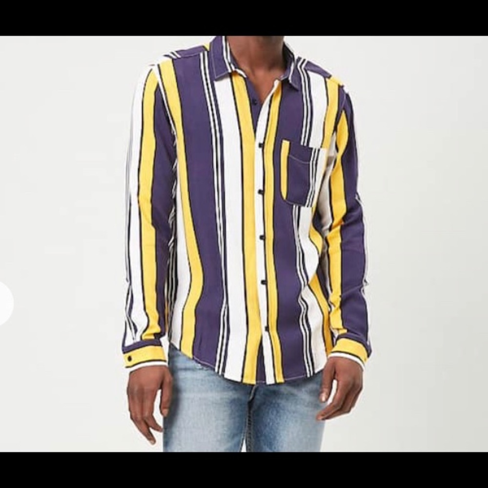 Multistripe Slim Fit Shirt New Never Worn.